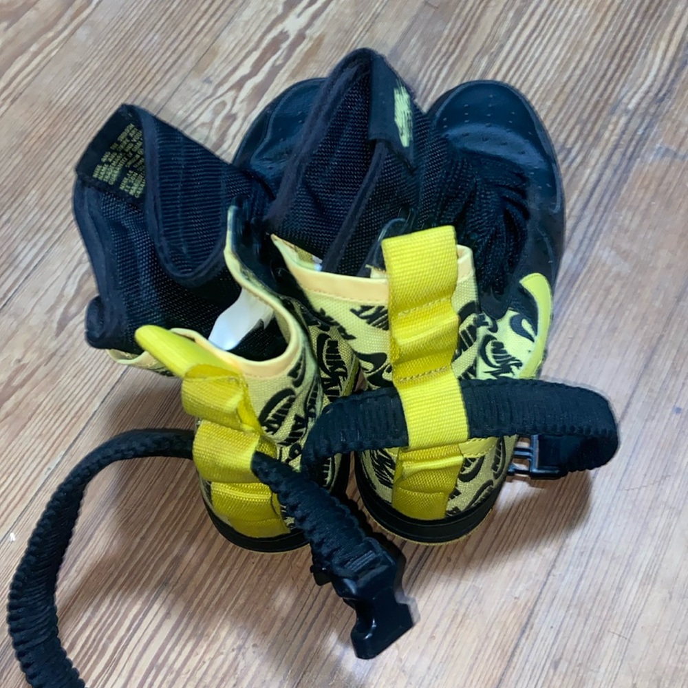 Nike SF Air Force 1 High Black Dynamic Yellow Size 8 (AR1955-001) Men